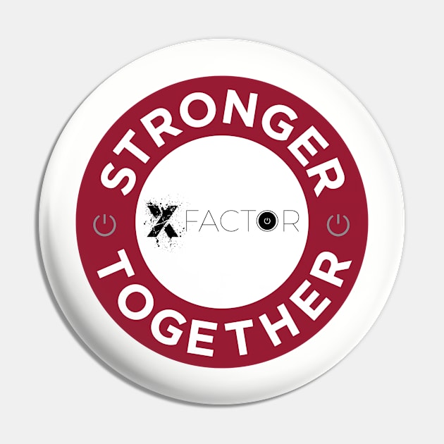 Stronger Together Circle Pin by X-Factor EDU