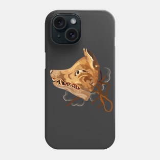 The mask of Kitsune, the ancient demon fox Phone Case