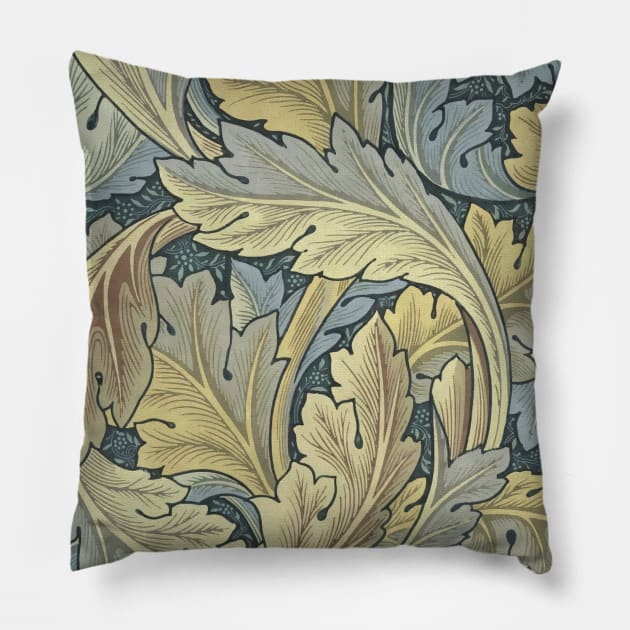 William Morris Acanthus Pillow by fineartgallery