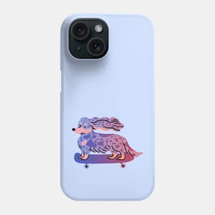 Dachshund Skater Phone Case