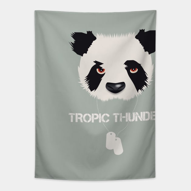 Tropic Thunder - Alternative Movie Poster Tapestry by MoviePosterBoy