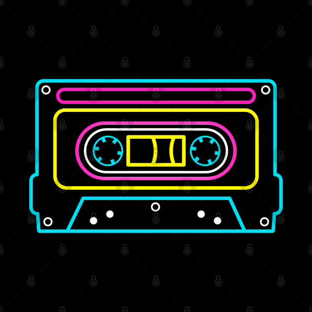 CASSETTE NEON - 90s music collector by BACK TO THE 90´S