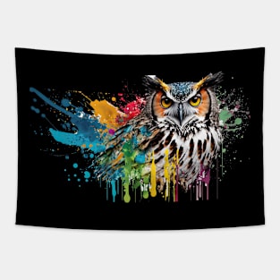 Horned Owl Tapestry