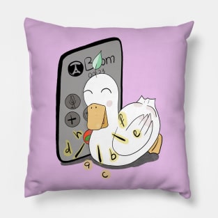 Chit chat Doo Doo duck Pillow