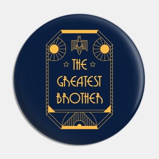 The Greatest Brother - Art Deco Medal of Honor Pin