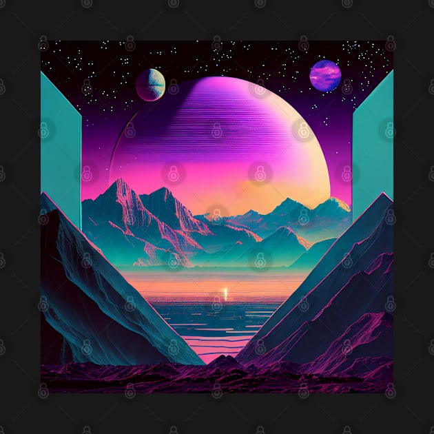 Cosmic Landscape by Thread Vibez