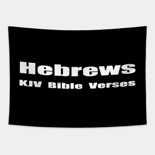 Hebrews KJV Bible Verses Tapestry