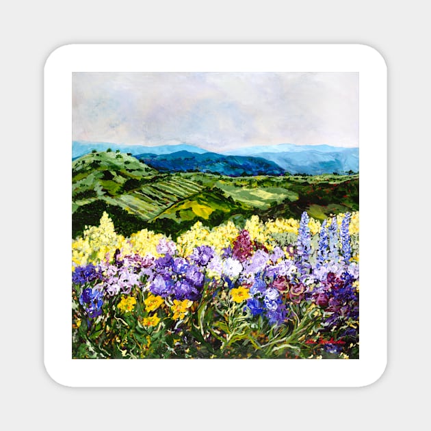 Pollinators Ravine Magnet by afriedlander