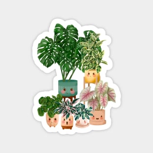 Smiley Plant Buddies 5 Magnet