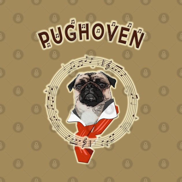PUG HOVEN, the Pug Dog musican by aastal72