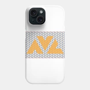 West Asheville, NC sticker with geometric design, avl Phone Case