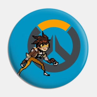 Overwatch - 16-Bit Tracer W/ Logo Pin