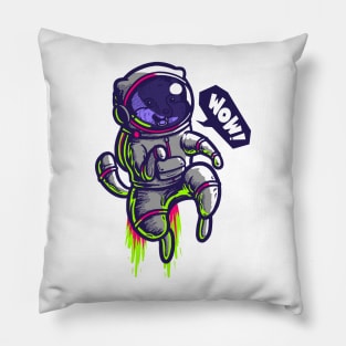 Dog in Space Pillow