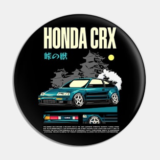 Honda CRX Collector Pin