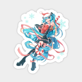 christmas Hatsune Miku Magnet