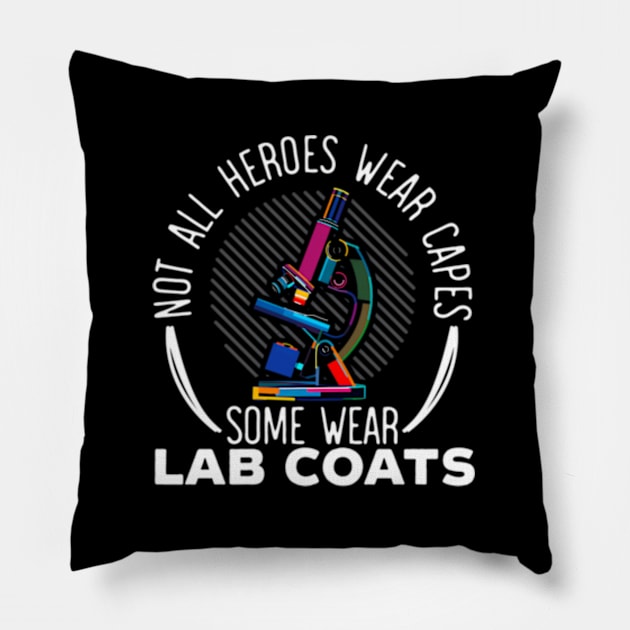 Lab Tech Medical Laboratory Technician Pillow by Sink-Lux