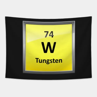 Tungsten Periodic Table Element Symbol Tapestry