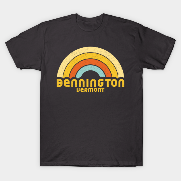 Discover Retro Bennington Vermont - Bennington Vermont - T-Shirt