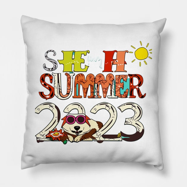 Summer 2023 Pillow by PhoenixArts