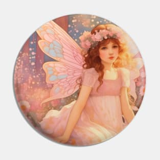 Magical Pink Fantasy Fairy Pin