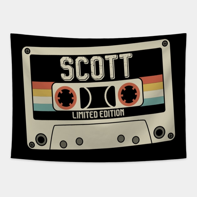 Scott - Limited Edition - Vintage Style Tapestry by Debbie Art