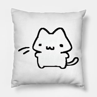 Meow Magic: Charming Collection of Whimsical Cat Illustrations Pillow