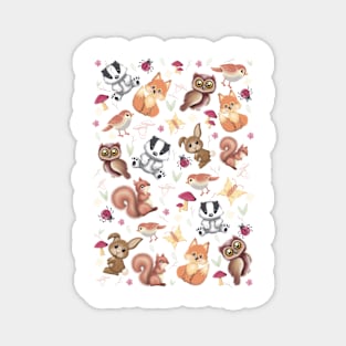 Wildlife pattern Magnet