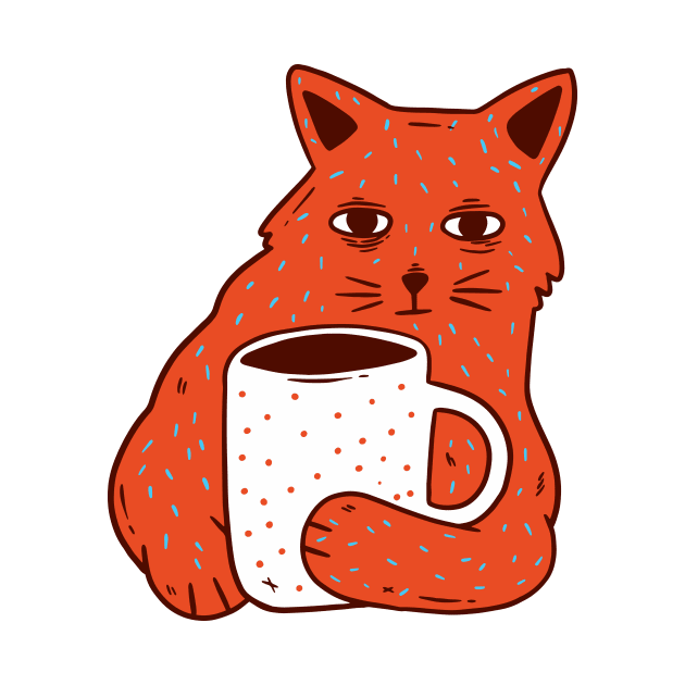 Coffee Cat by LR_Collections