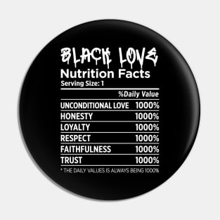 Black Love Nutrition Pin