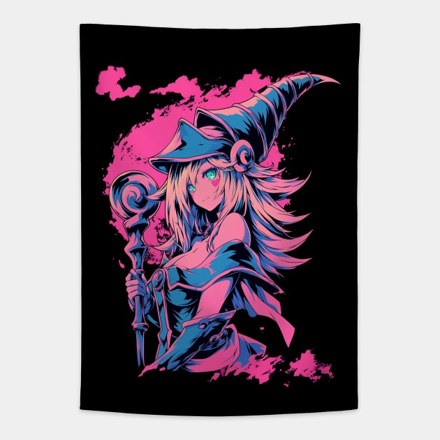 dark magician girl Tapestry by retinac 