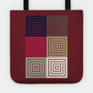 Red Album Color Palette Tote