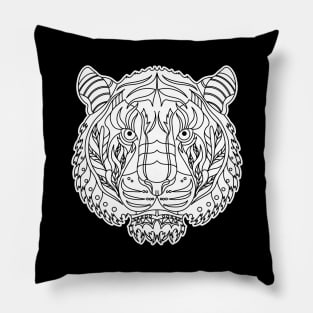 Tiger Mandala Pillow