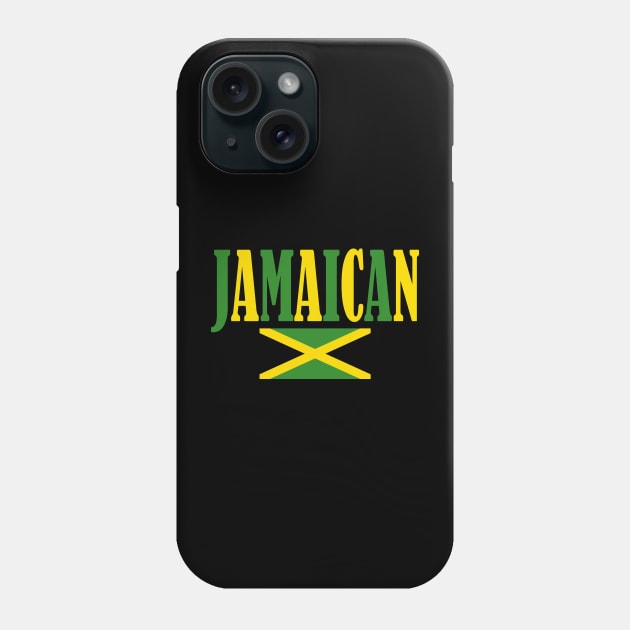 Jamaica, Jamaica Flag Phone Case by alzo