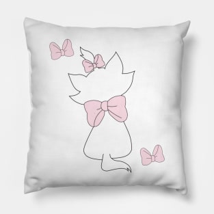 Marie Aristocats Pattern Pillow