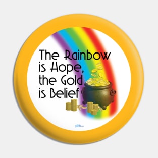 Rainbow & Pot of Gold Pin