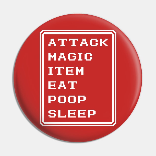 Final Fantasy Battle Menu Eat Poop Sleep Red Mage Version Pin by inotyler