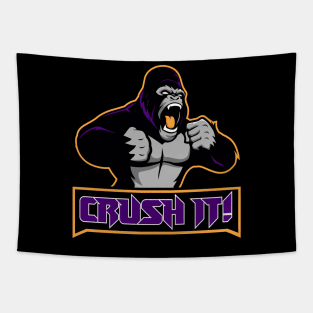 Gorilla Diversions Workout Crush It! Tapestry