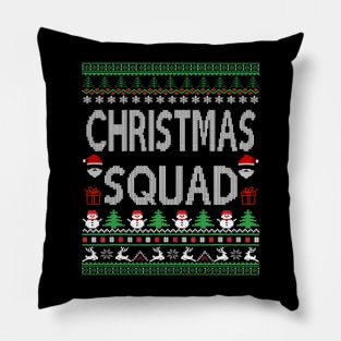 Christmas Squad - Ugly Christmas Squad Pillow