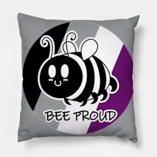 Bee Proud the Asexual Spectrum Pillow