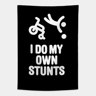 I do my own stunts funny wheelchair basketball Tapestry