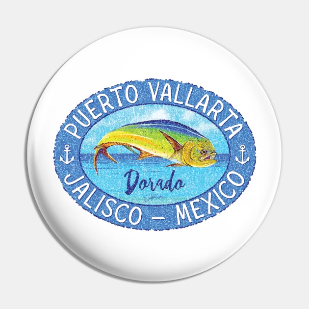 Puerto Vallarta, Jalisco, Mexico, Leaping Dorado Pin by jcombs