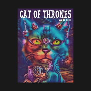 CAT OF THRONES in 8 bits T-Shirt