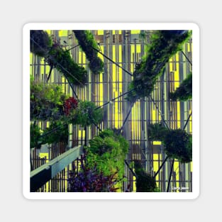 miami garden museum landscape photograph collage ecopop art Magnet