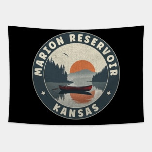 Marion Reservoir Kansas Sunset Tapestry