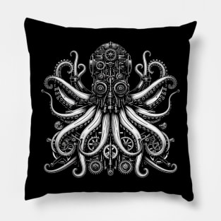 Steampunk Octopus Pillow
