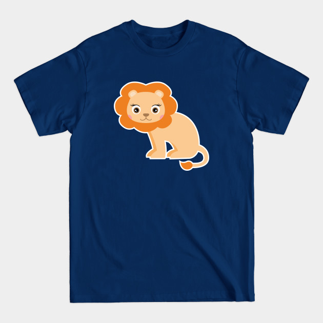 Disover Cute Lion - Lion - T-Shirt