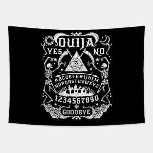Paranormal Ouija Board I Satanic Occult graphic Tapestry