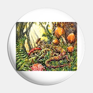 A Salamander's World Pin