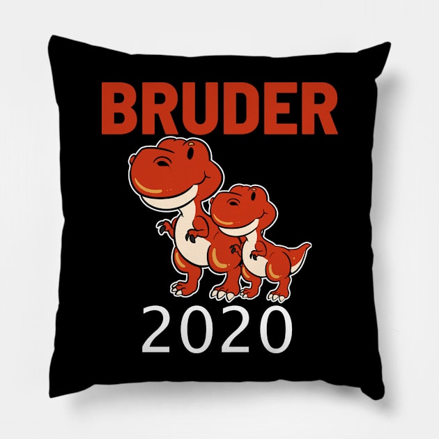 Brother 2020 Cute Dinosaur Primeval Fossil Monster Pillow by amango