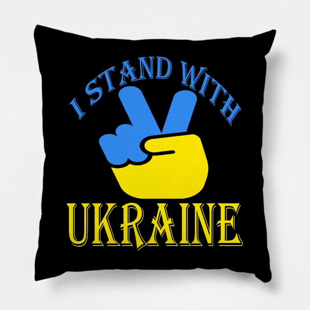 Ukraine trident Ukraine flag Ukrainian flag Ukraine Pillow by Darwish